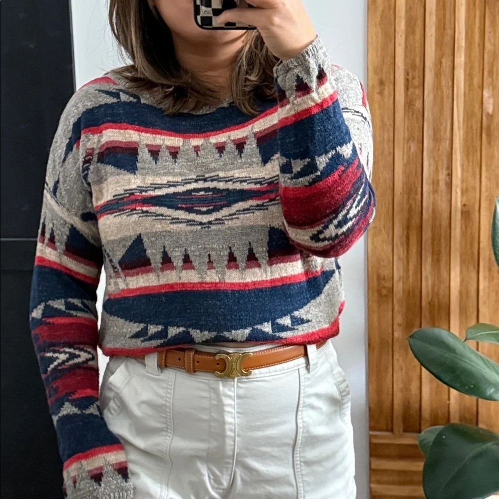 Polo Ralph Lauren Southwestern Pullover Sweater. Size S